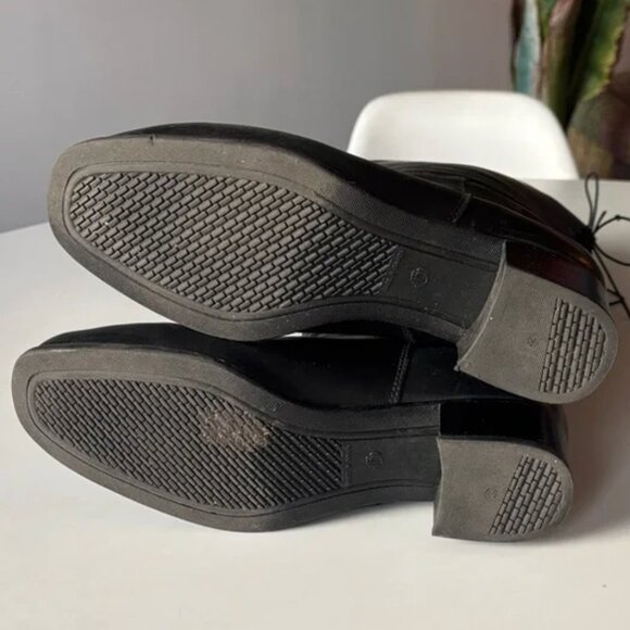 REGENCE made in Canada Black Leather lace-up Knee-High Boots Size 9 - Picture 8 of 8